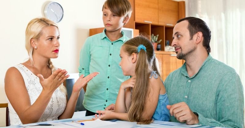 parents and kids